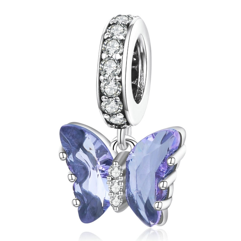 Charms Mariposas Lujosas - Plata 925